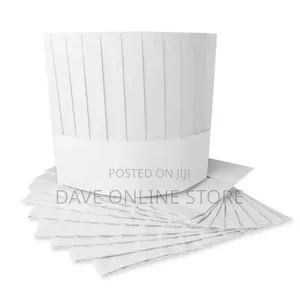 10 PCS Pack of Disposable Chef Hats