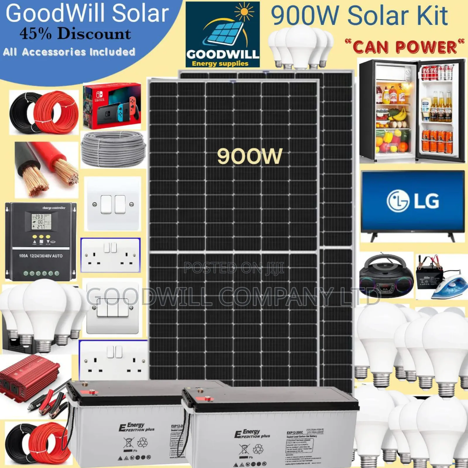 900w Power Nation Solar System Full Kit