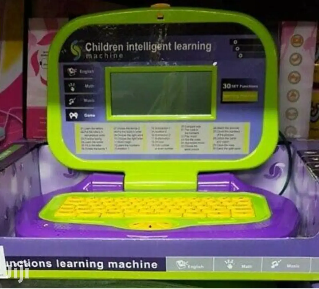 Children Learning Laptop Computer With 30 Learning Activities