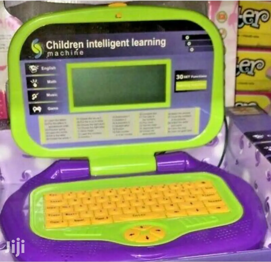 Children Learning Laptop Computer With 30 Learning Activities