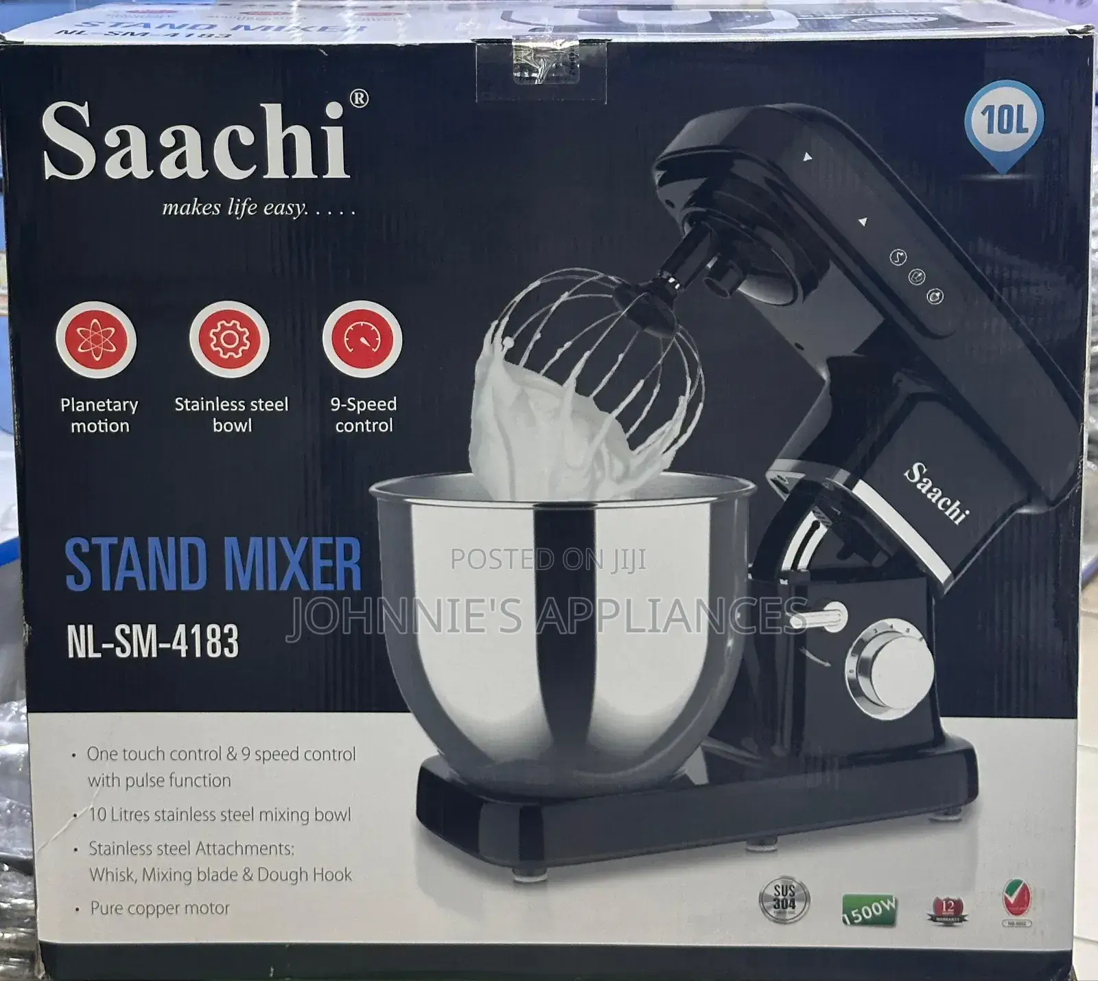 Saarch Electric Stand Mixer 10l