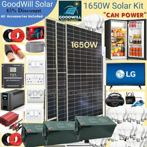 1650w Power Nation Solar System Full Kit