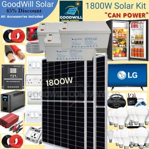 1800w Power Nation Solar System Full Kit