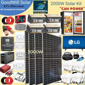 2000w Power Nation Solar System Full Kit