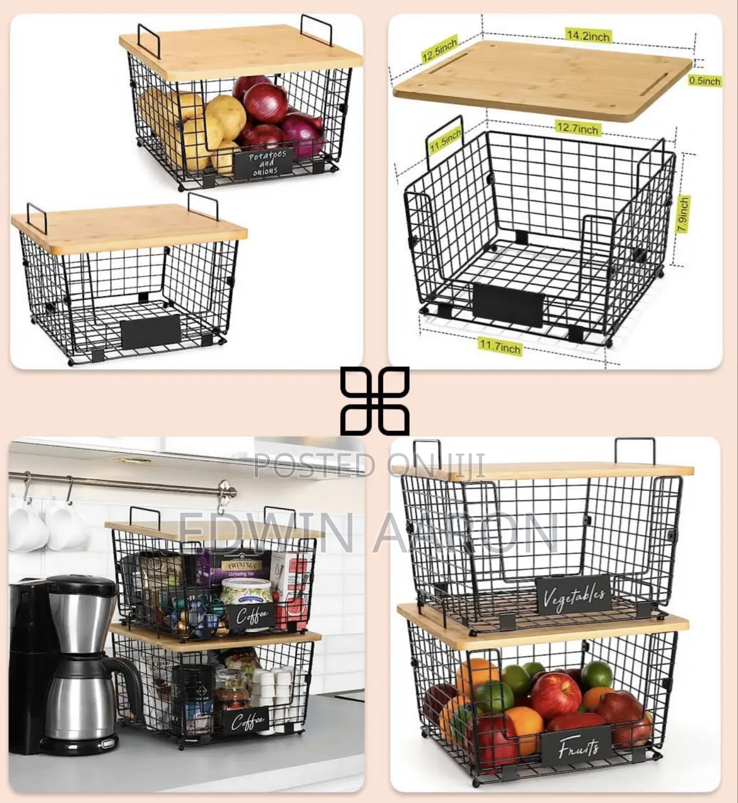 Kitchen Counter Top and Pantry Organizer