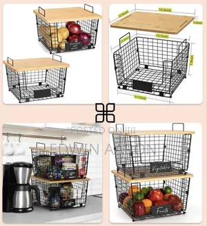 Kitchen Counter Top and Pantry Organizer