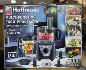Hoffman Multifunctional Electric Food Processor 8in1  Copper Motor