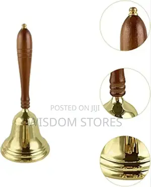 Wooden Handle Dinner Bell