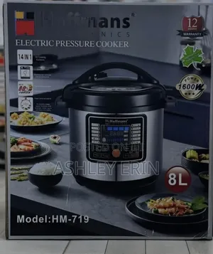 Hoffmans 8l / 8 L Iters Electric Multifunction Pressure Cooker