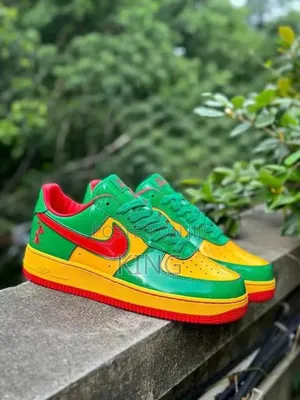 Nike Air Force 1 Low Lil Yachty Concrete Boys Lucky Green Sneaker.
