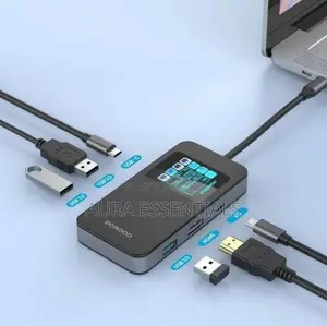 Porodo 6-in-1 Multi-Port Usb-C Hub