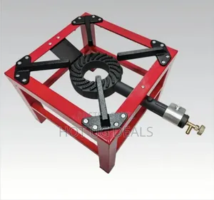 Portable Outdoor Single Burner Gas Stove Ground Stand