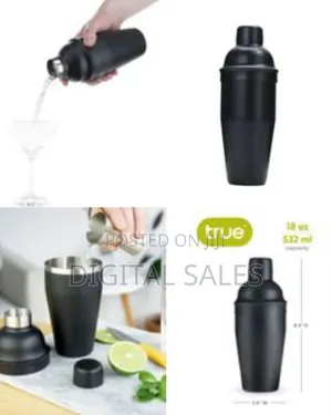 True Ash Stainless Steel Cocktail Shaker for Cold Brew Cocktails