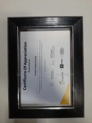 Certificate Framing