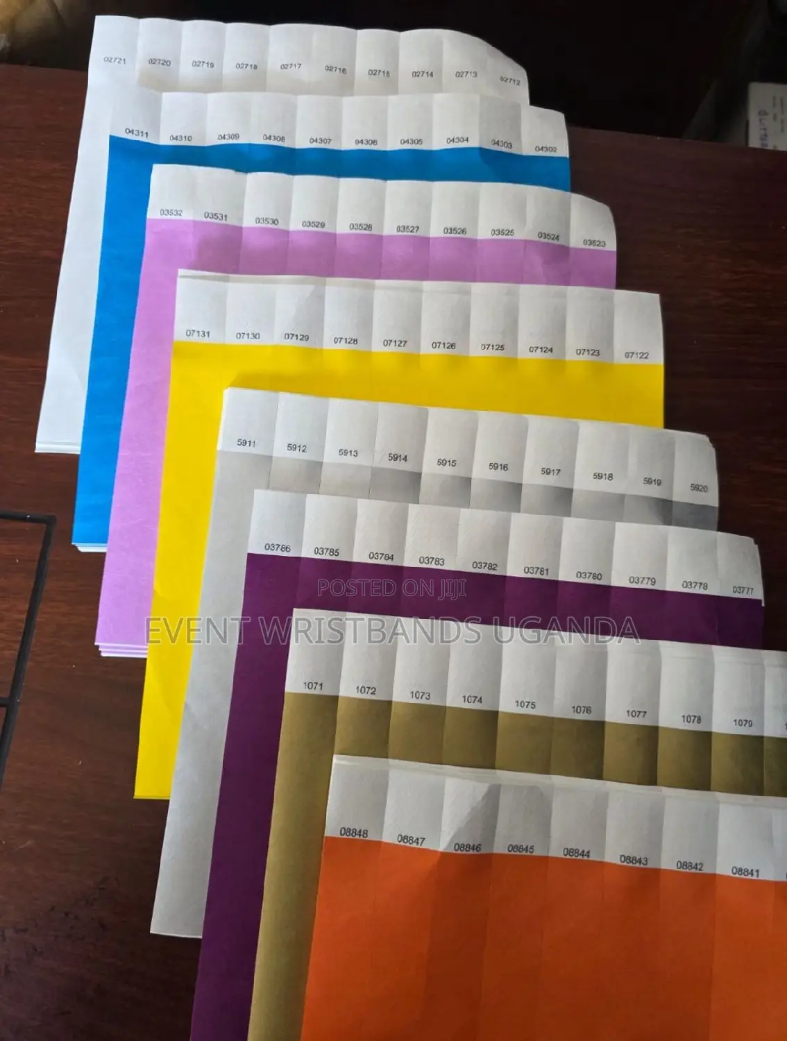 Plain Paper Event Wristtags