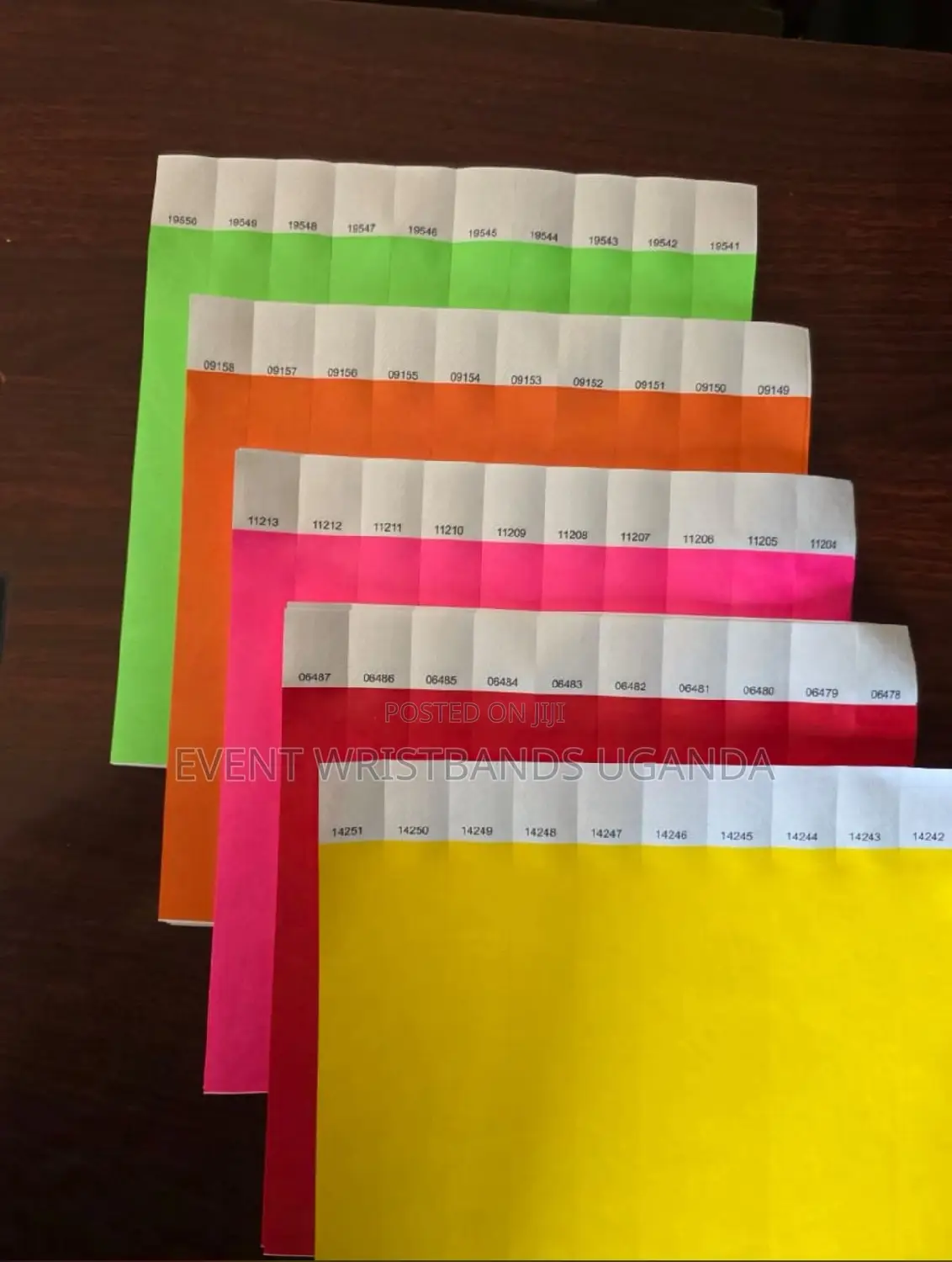 Plain Paper Event Wristtags