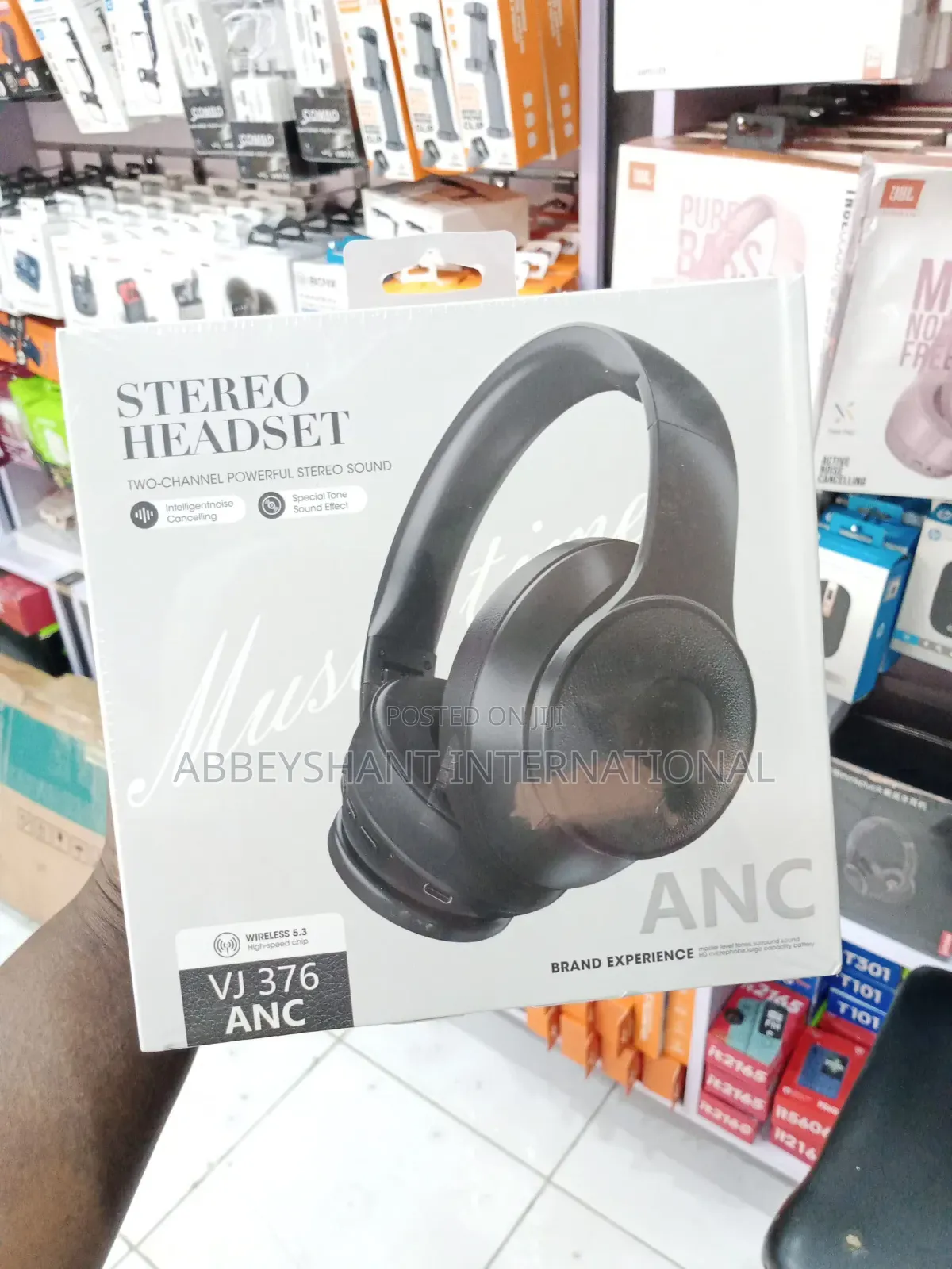 Bluetooth Headphones 5.3 Wireless Anc Headphones