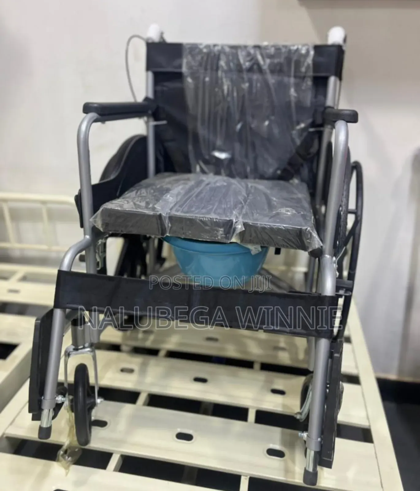 Foldable Commode Wheel Chair