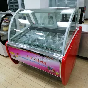 Professional Ice Cream Display Freezer / Machine