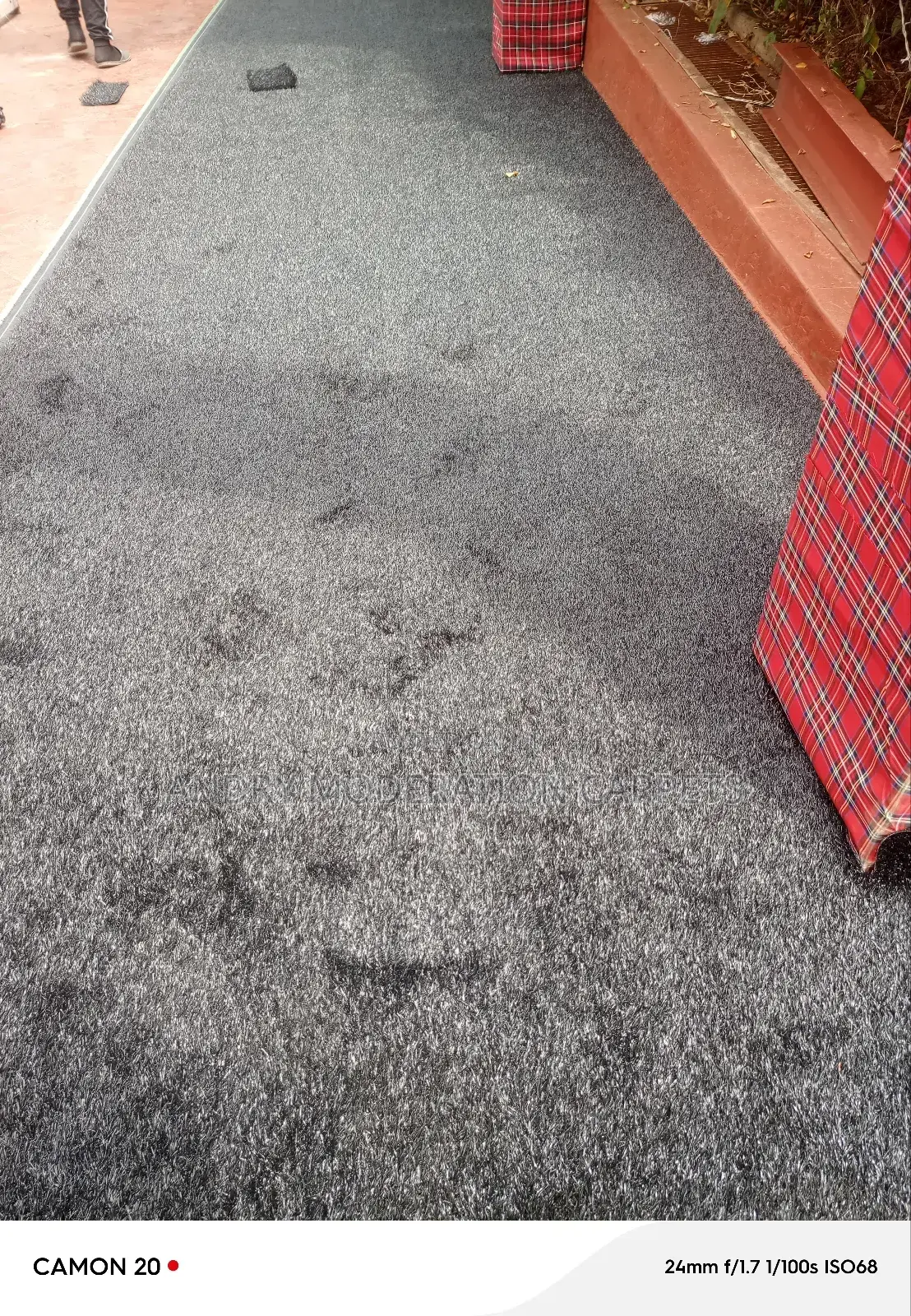 Run Away Grey Grass Carpets
