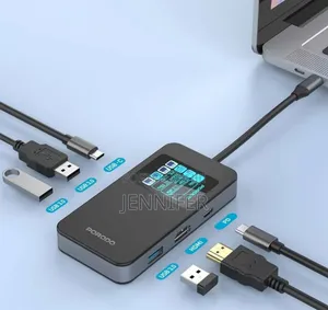 Porodo 6-in-1 Multi-Port Usb-C Hub