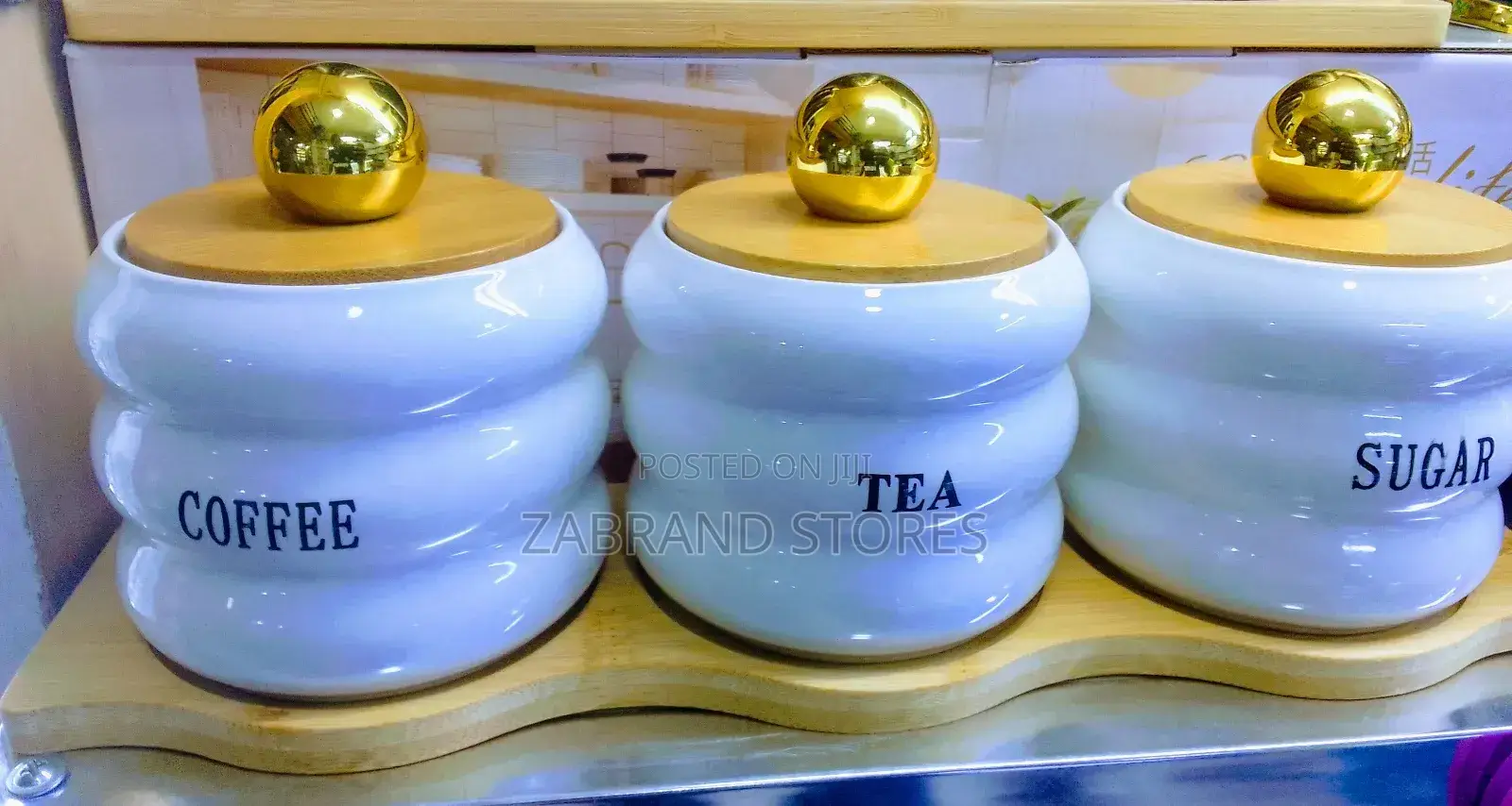 Ceramic Canister Set 3pcs