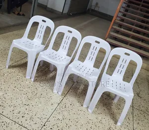 Patio White Armless Plastic Chairs Plastic Chairs