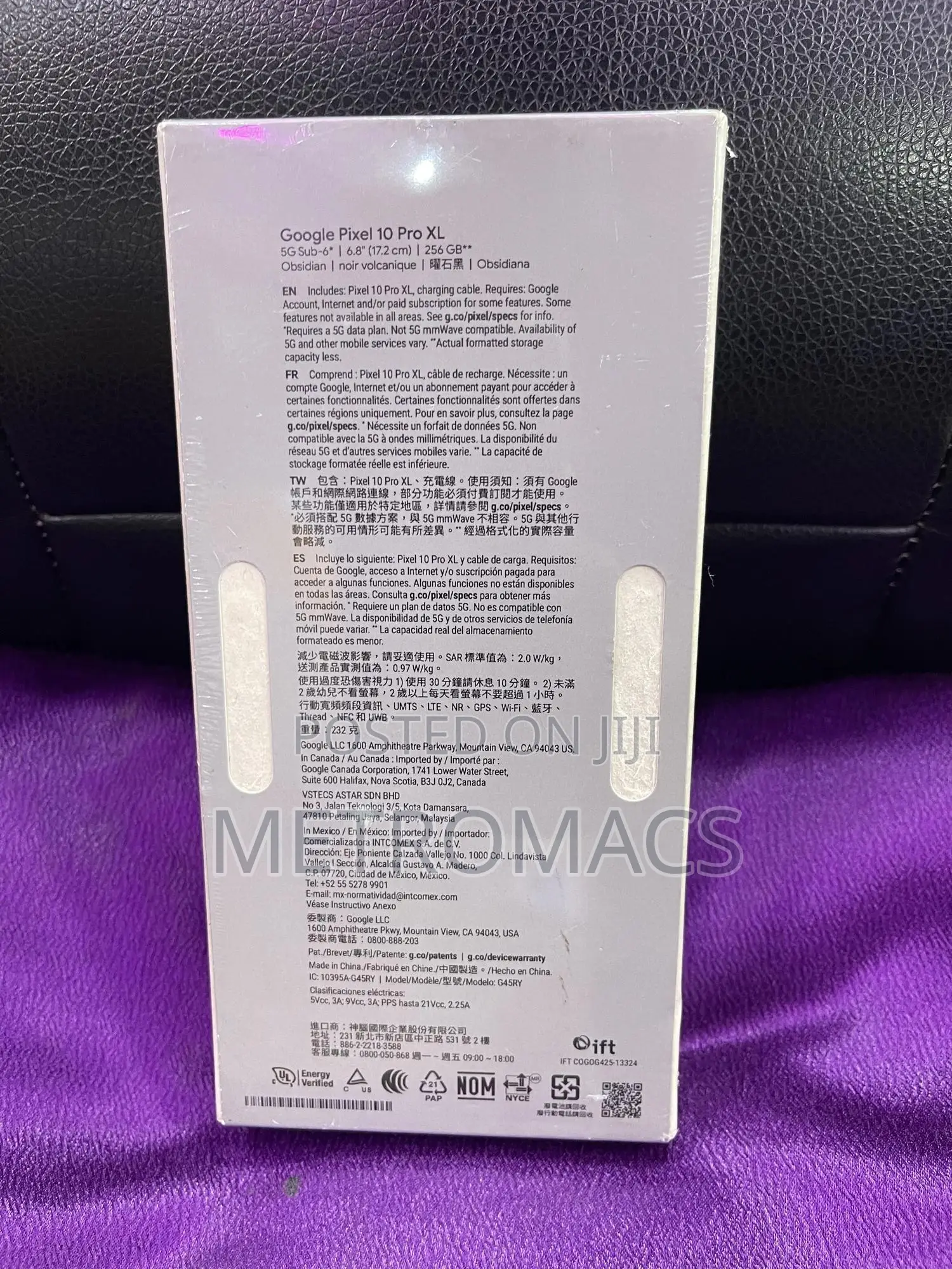 New Google Pixel 10 Pro XL 256 GB Black