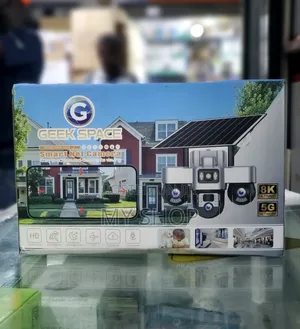 Geek Space Solar-Powered Security Camera With Multiple Lenses