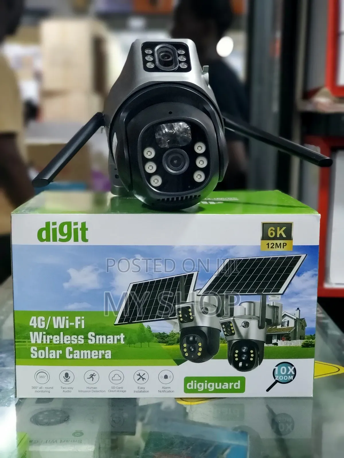 Solar-Powered, Dual-Lens 4g/Wi-Fi Smart Camera