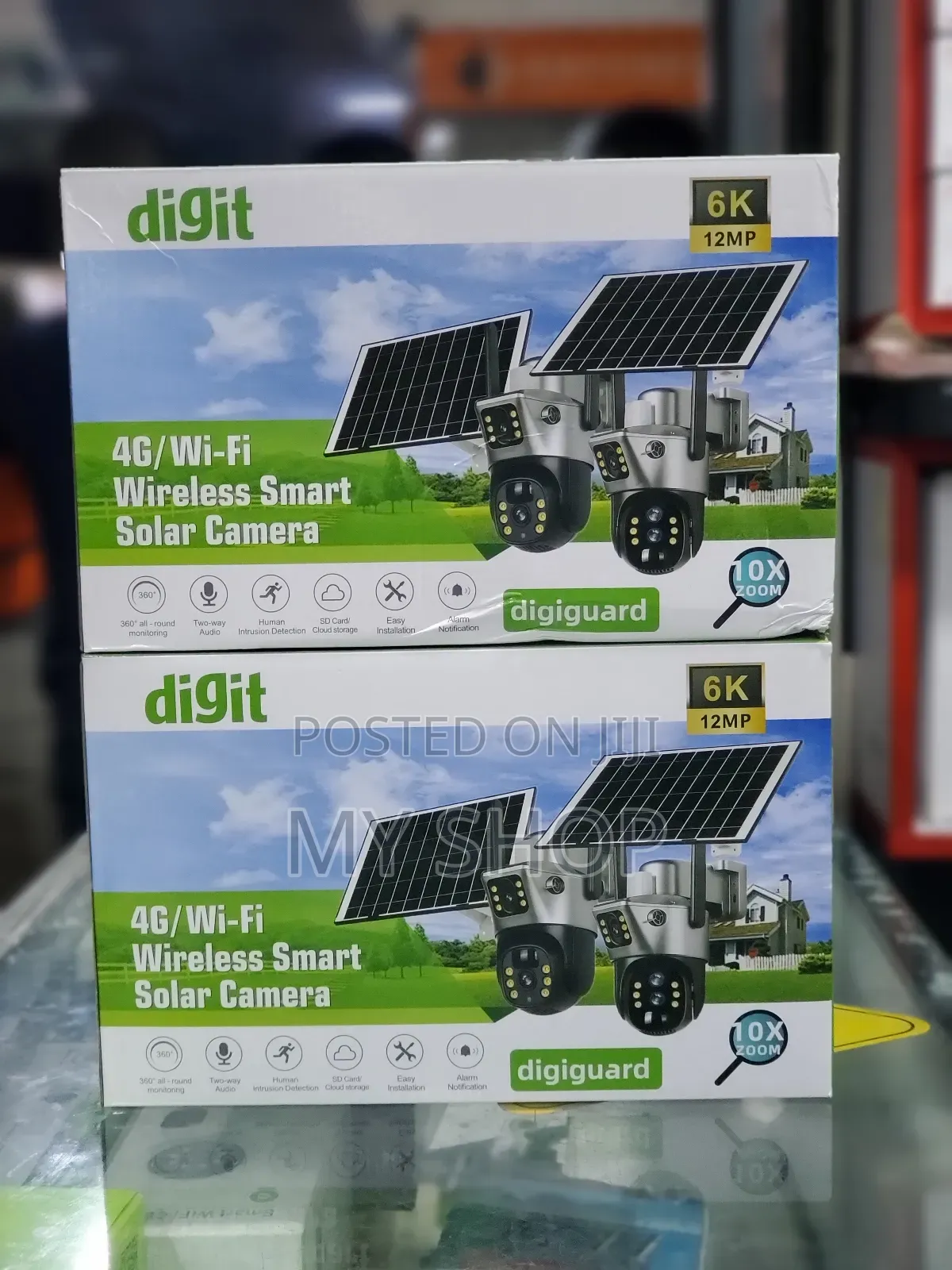 Solar-Powered, Dual-Lens 4g/Wi-Fi Smart Camera
