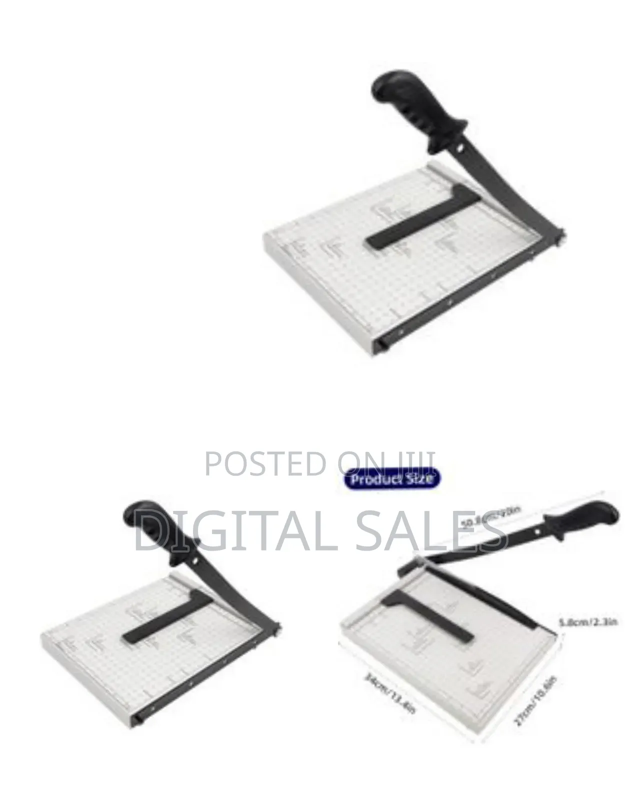Motarro A4 Paper Cutter Heavy Duty Metal Base, Stack Paper