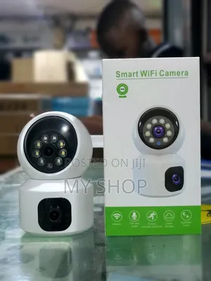 Wireless Indoor Security Camera- Wi-Fi Dual Lens