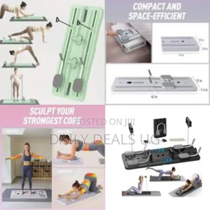 5 In1 Multi-Functional Foldable Pilates Reformer Board With Ab Roller