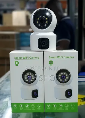 Wireless Indoor Security Camera- Wi-Fi Dual Lens