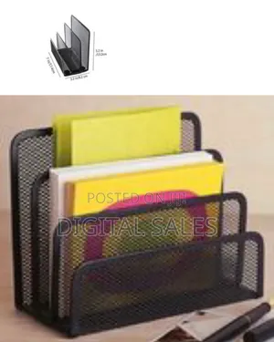 Desk Small File Holders, Letter Organizer Metal Mesh