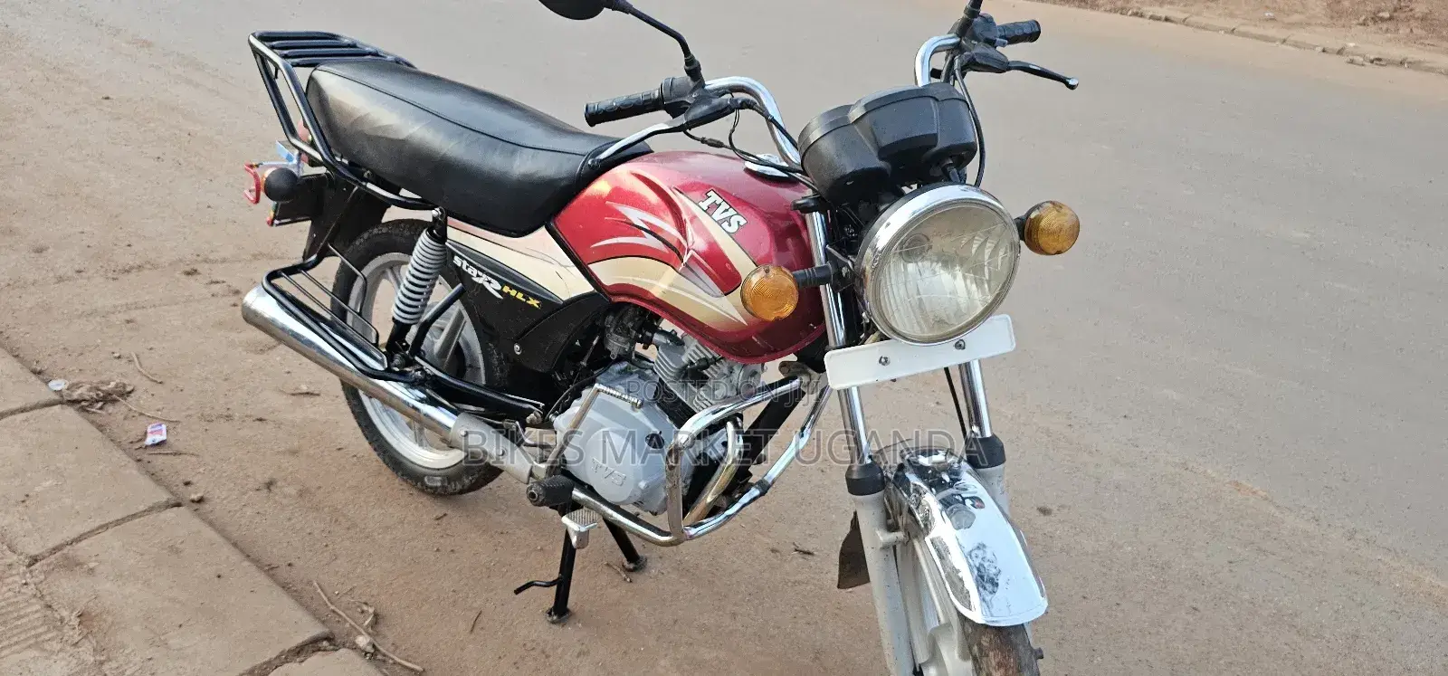 TVS XL 100 2018 Red
