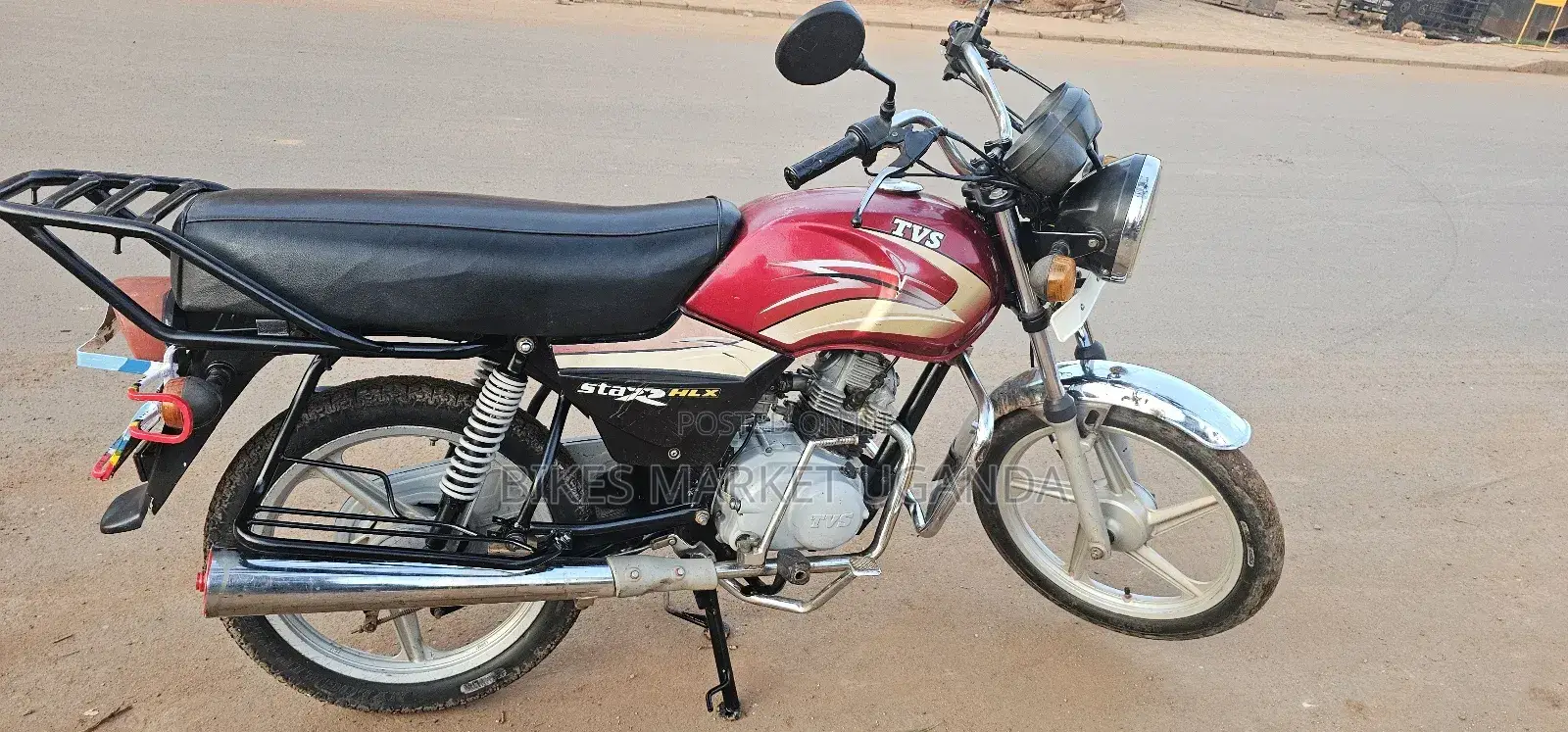 TVS XL 100 2018 Red