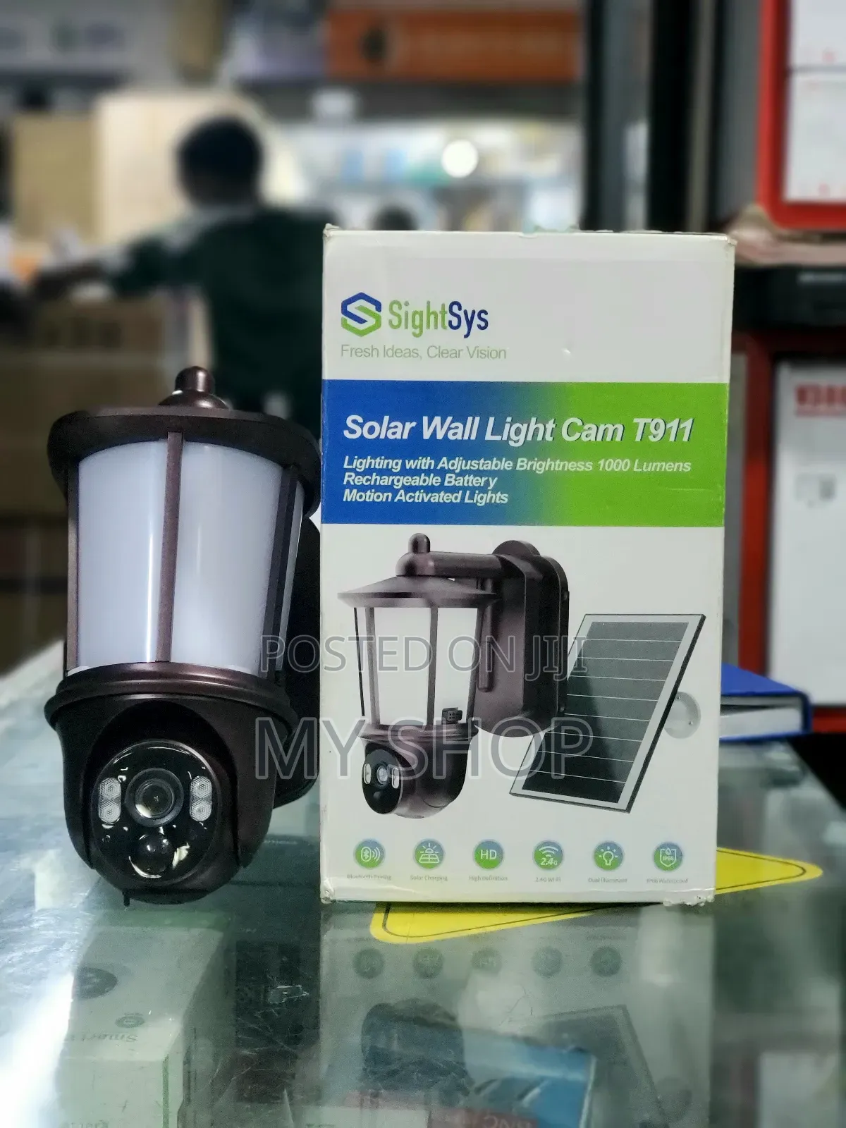 Solar Wall Light Cam T911