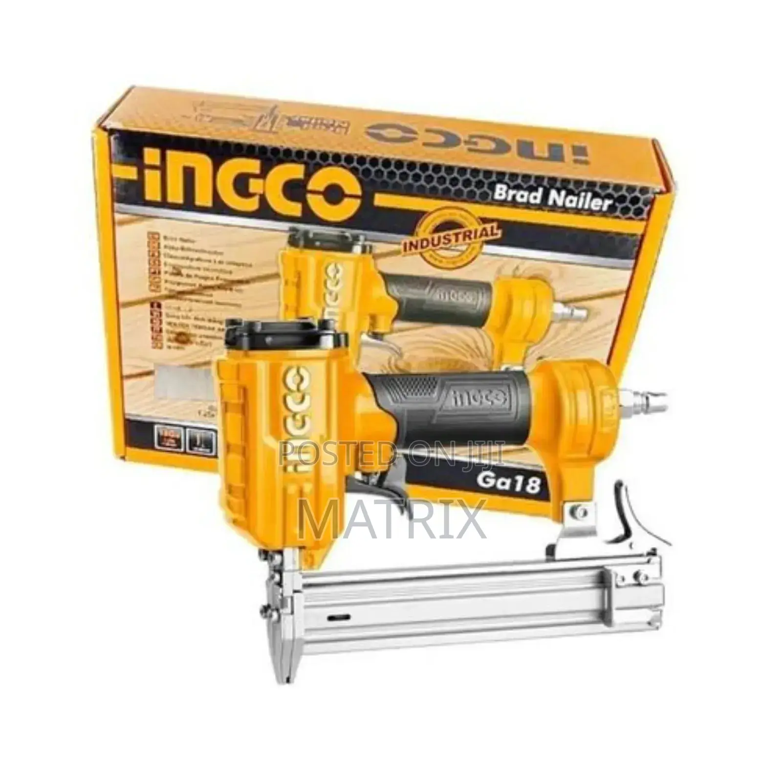 Ingco Air Brad Nailer 100 Pcs Load Capacity