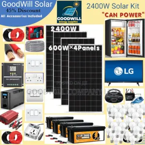 2400w Power Nation Solar System Full Kit