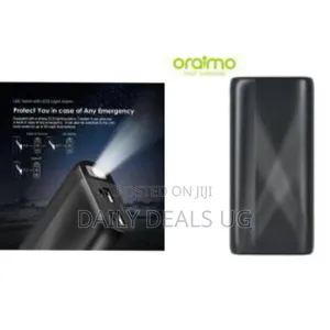 Oraimo Power Bank 20000mah High Capacity Dual Usb Output Opb-P204d