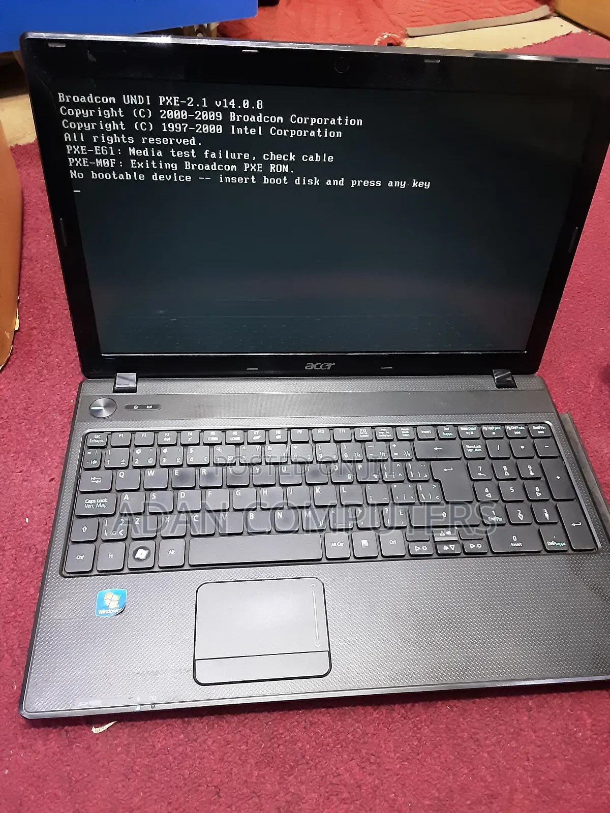 Laptop Acer Aspire 5552 4GB Intel Core 2 Duo HDD 250GB