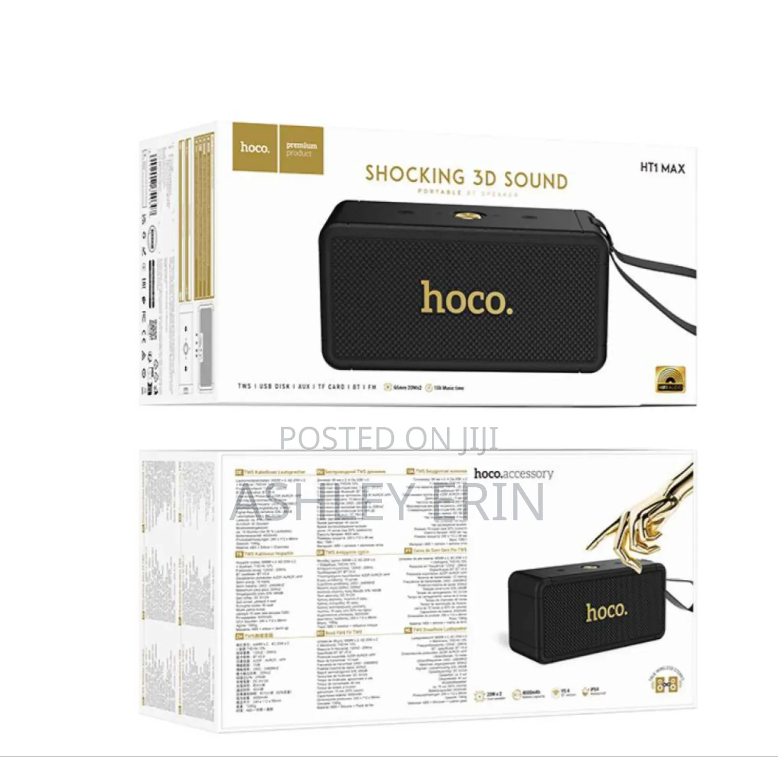 Ht1 Max Portable Bluetooth Speaker.