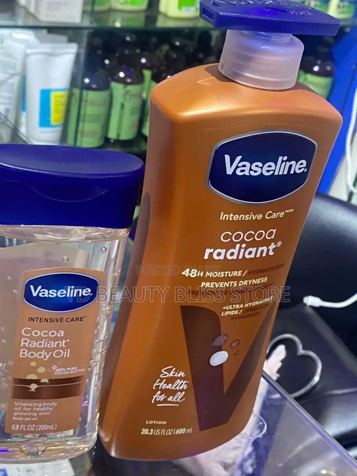 Vaseline Cocoa Radiant Lotion Oil Combo