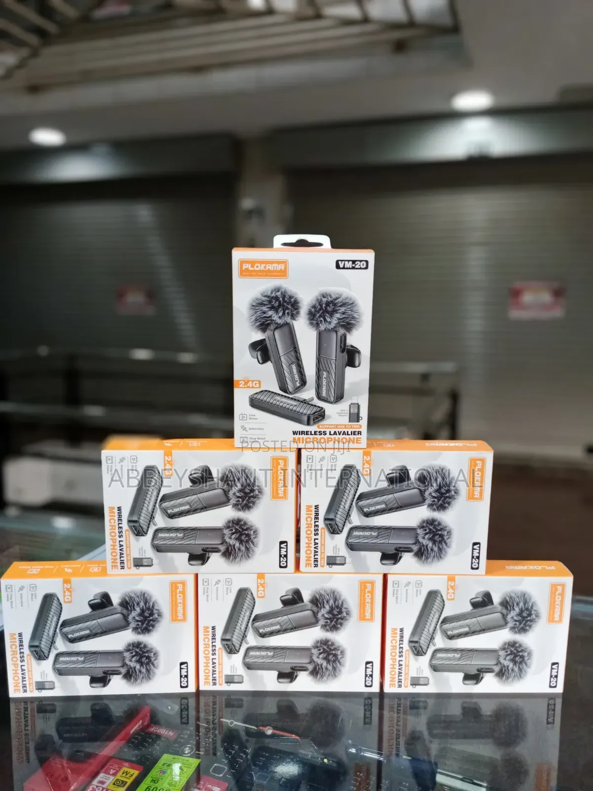 Wireless Lavalier Microphone System.
