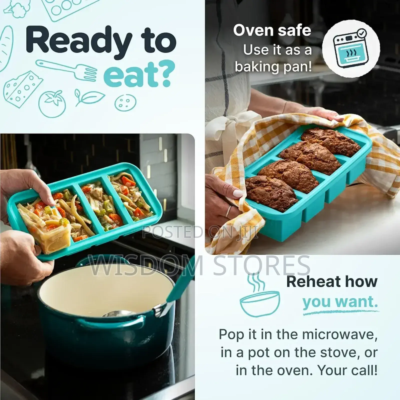 Silicone Food Pods