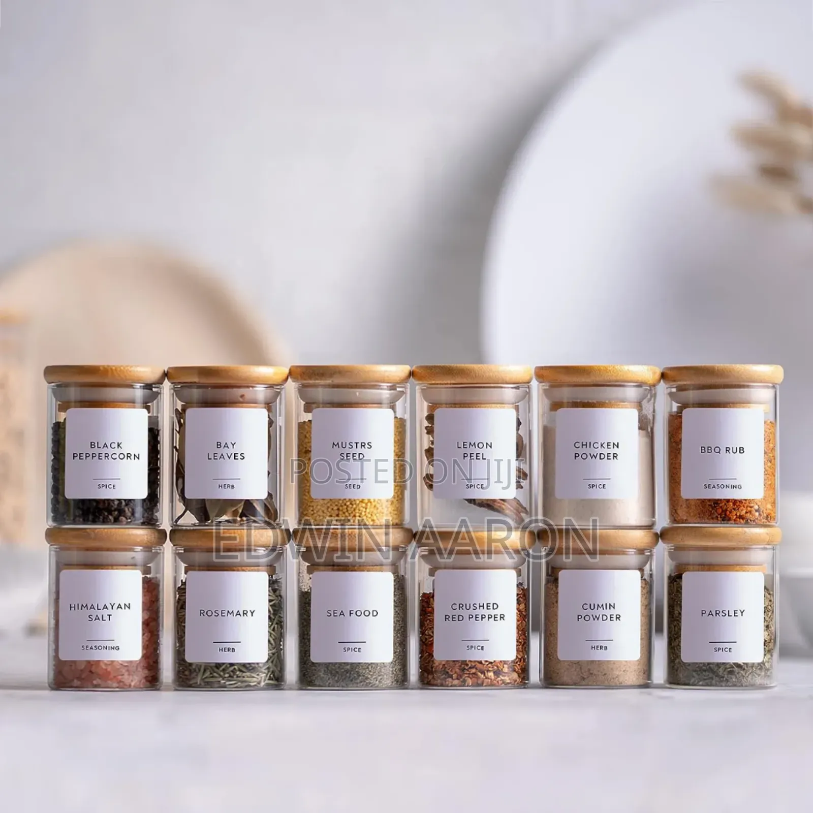 12 PCS of Spice Jars (150mls)