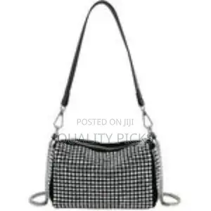 Women Studded Crystal Shoulders Bag.