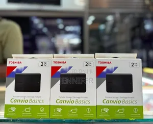 Toshiba Canvio Basics 2tb Portable External Hard Drive Usb 3.0, Black